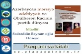 Azərbaycan mərsiyə ədəbiyyatı və Əbülhəsən Racinin poetik dünyası