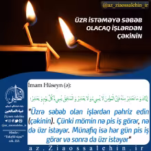 Üzr istəməyə səbəb olacaq işlərdən çəkinin