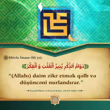 Allahı zikr etmək