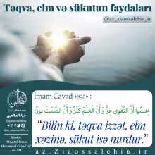 Təqva, elm və sükutun faydaları