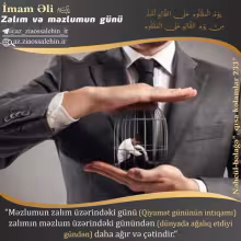 Zalım və məzlumun günü